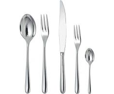 Alessi LCD01S5M Caccia Servizio di Posate, Acciaio Inossidabile 18/10, Set di 5 Pezzi