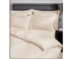 Catherine Lansfield - Lenzuolo con angoli, satinate, letto super king, colore: panna