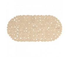 MSV 140885, Tappeto da Bagno in PVC, Beige, 35 cm x 68 cm x 0,1 cm