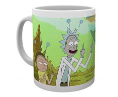 GB Eye Rick e Morty Peace Tazza, Multicolore