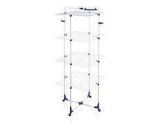 Leifheit Classic Tower 450 Stendibiancheria, Metallo, Bianco, 68.5 x 6.5 x 171.5 cm