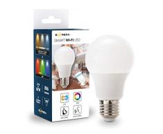 Suprema Lampada LED WiFi Smart Goccia Attacco E27 Equi 60W 10 W, Luce RGB+CCT