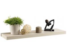 ModulHome 6RAN792BC - Mensola in MDF, 75 x 22,8 x 3,4 cm, Colore, Pannello MDF, Tortora, 75 x P22,8 x 3,4 cm