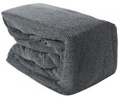 Eiffel Textile Havre Chaise Longue - Custodia Divano Braccio Lungo Destro 280 x 195 x 2 cm Grigio