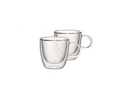 Villeroy & Boch Artesano Hot & Cold Beverages Tazze, Set da 2 Pezzi, Vetro Borosilicato, Small