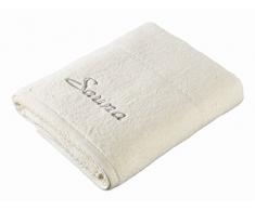Frottana, Telo da Sauna, Beige (Beige), 80 cm x 200 cm