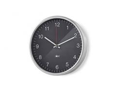 ZACK 60026Â Originale Palla Grigio Quarzo Orologio da Parete, 23,9Â cm