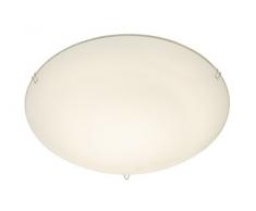 Briloner Leuchten Plafoniera LED 12 W, Bianco, 30 x 30 x 11 cm