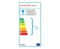 Artemide Tolomeo Lampada Parete Diffusore 18 Raso, alluminio, argento