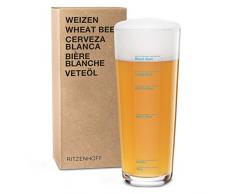 RITZENHOFF Next Wheat Beer - Bicchiere da birra di frumento in cristallo, 500 ml