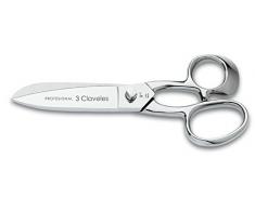3 Claveles M37478 00426-9 Forbici da Cucina in Acciaio Inox
