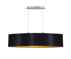 EGLO MASERLO Lampadario a Sospensione, Nero/Giallo