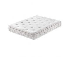 Beliani Materasso a Molle insacchettate Memory Foam 180x200cm Luxus