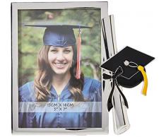 Zep Tocco Cornice portafoto, Metallo, Argento, 21 x 19,5 x 2 cm