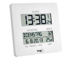 Linea Del Tempo Dostmann Tfa 60.4509.02 Orologio Radio Controllato Con Temperatura, bianco