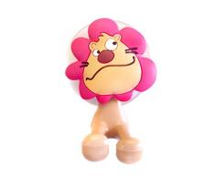 Outlook Design V6C0500500 Funky Animals Porta Spazzolino, Lion