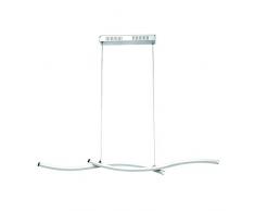 Mantra Lampada a Soffitto, Nichel Satinato/Cromo