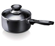 Beka 13076174, Pentolino con coperchio 16 cm, Pro Induc in alluminio, interno rivestito, adatta a tutti i fornelli, induzione incluso