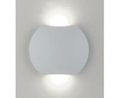 Fan Europe Applique con Luce LED Integrata, 6 W, Bianco, 12.8x16