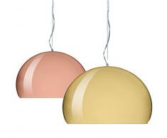 Kartell Fl/Y Lampada a Sospensione, E27, 15 W, LED, Rame