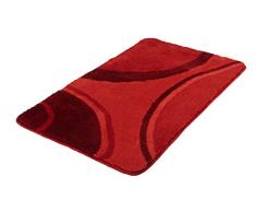 Kleine Wolke Tappeto da Bagno Verona Rosso 70 x 120 cm