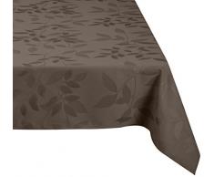 Linder 0542 10013/50/814 / Cancun rettangolare Tovaglia Jacquard - 160 x 290 cm-Brown