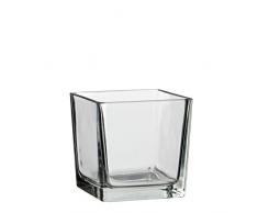 Decorazioni Mica Lotty Vaso, Vetro, Trasparente, Vetro, Trasparente, 12x12x12 cm