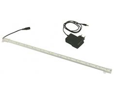 Kooper Strip Barra LED W, Bianco Freddo, 50,5 x 2 x 1 cm