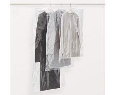 Rayen 6047 Fodera Armadio. Confezione di 3 Sacchi Trasparenti per conservare Protettori di Biancheria Antipolvere, 65 x 150 cm