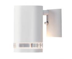 Konstsmide Modena 7511-250 - Lampada da Parete, 9 x 14,5 x 13,5 cm, 1 x 35 W, IP44, Colore: Bianco Opaco