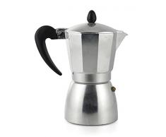 GALILEO 2175874 Caffettiera, 3 Tazze, Base Tonda