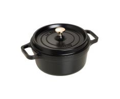 STAUB Cocotte Casseruola, Ghisa, 22 cm, Nero