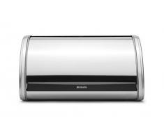 Brabantia Portapane in Acciaio, Apertura a Scomparsa, Medium, Inox Satinato