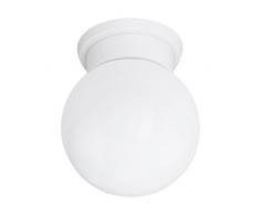 EGLO DURELO Lampada da soffitto E27, Bianco, 16 x 16 x 19.5 cm