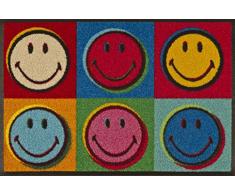 Wash+Dry - Tappeto Smiley Warhol 50x75, Colorato