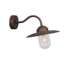 Nordlux 22671009 - Lampada da parete Luxembourg, 60W E27 IP54, colore: Ruggine