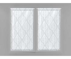 Soleil d OcreÂ âÂ Coppia di para-Freddo 45Â x 90Â Maud, Poliestere, Bianco, 45Â x 90Â cm