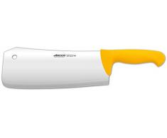 Arcos Serie 2900 - Mannaietta Mannaia da Cucina Coltello Scannare Coltello Macellaio - Lama Acciaio Inossidabile Nitrum 240 mm - Manico Polipropilene Colore Giallo
