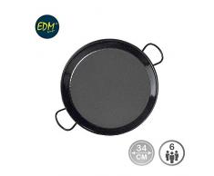Padella per Paella Smaltata 34cm, 6 porzioni