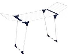 Gimi Rialto Stendibiancheria da Pavimento in Acciaio, 18 m Stendibili