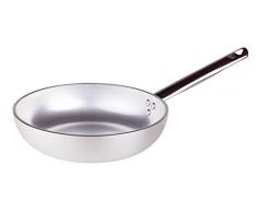 Pentole Agnelli ALMR111B20 Padella Radiante Svasata Alta, Alluminio 5 mm, 20 cm