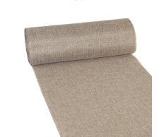 Deko AS GmbH Runner da tavola Shabby Chic in Effetto Lino - 300 mm - 15 m - col. 35 Beige - 69 - 300 - 15 - 35