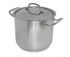 Baumalu 340647 - Pentola alta con coperchio, 9 L, diametro: 24 cm