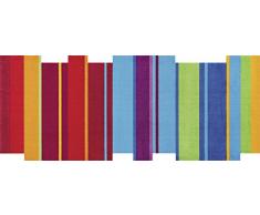 Wash&Dry Dancing Steps Multi Zerbino, Acrilico, Bunt, 80 x 200 x 0.9 cm