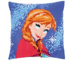 Vervaco Anna Cuscino a Punto Croce, Multicolore