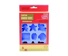 Nintendo PP2926NN Stampo per cubetti di Ghiaccio, Silicone, Multicolore, 16.5x11.5x18 cm