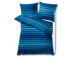Kleine Wolke, Set Biancheria da letto, 2 pz, Blu (Königsblau), 155 x 220 cm