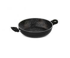 Barazzoni Dolomitica Extra Tegame, Alluminio, Nero