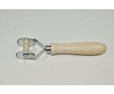 ELETTRO CENTER Art.4 Tagliapasta Dentato 1 Pista, Acciaio Inossidabile, Marrone