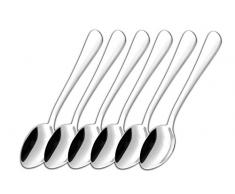 Esmeyer Sylvia - Set da 6 cucchiaini da Espresso Sylvia in Acciaio Inox 18/0